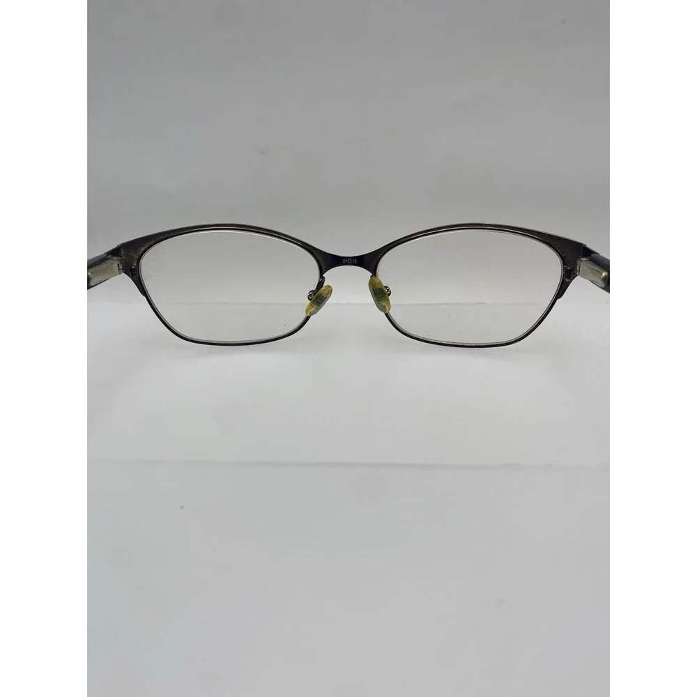 Ted Baker Eyeglasses Women FRAME ONLY B240 51-15-135 Gray Floral Red 540